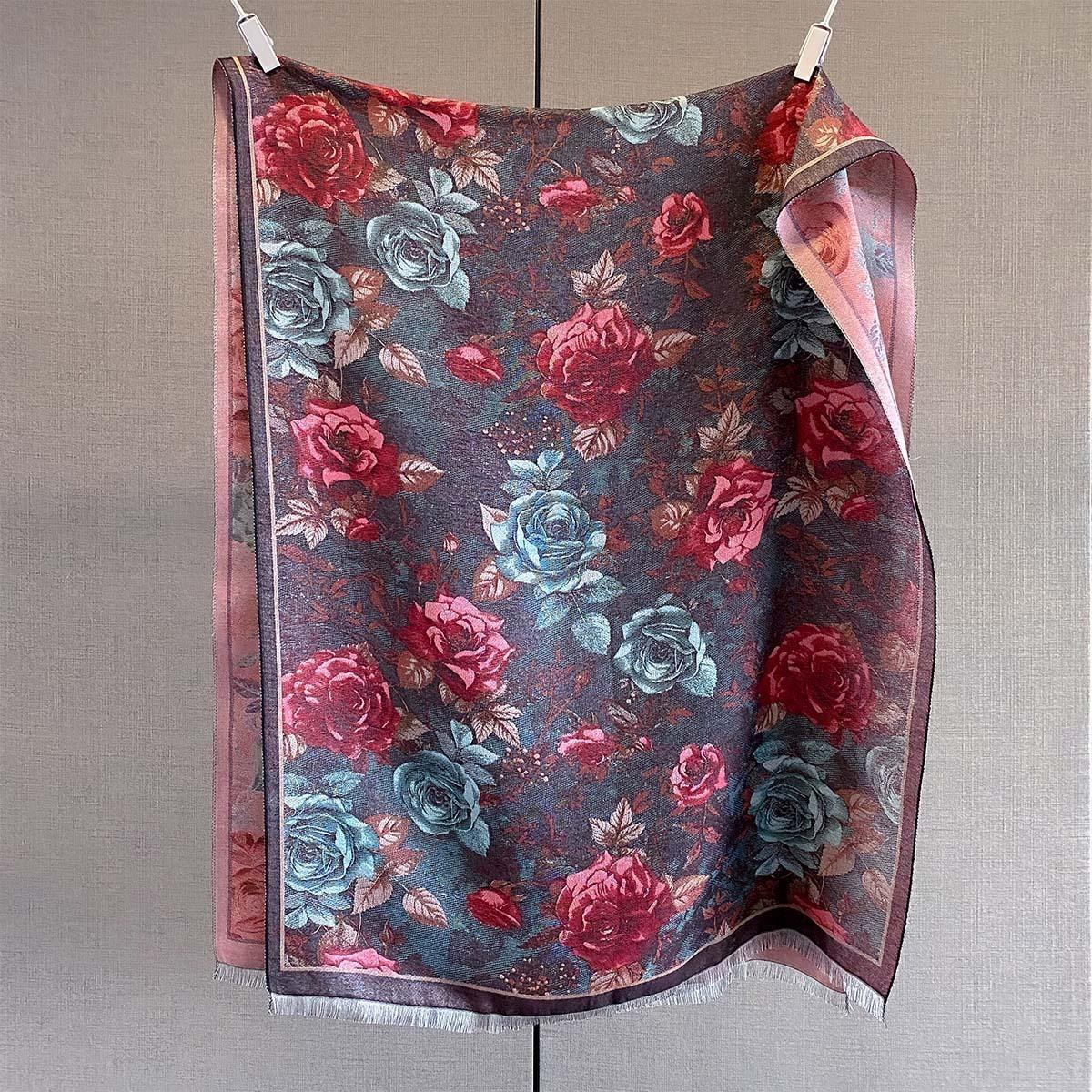 

Luxury Quality Thick Warm Shawl Wrap New Autumn Winter Thick Warm Cashmere Scarf Stoles Pashmina Bufanda Poncho Echarpe Pashmina 185x70cm