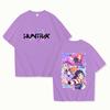 New Women's Fashion Funny Kpop Demon Hunters Graphic Print T Shirt Summer Unisex Loose Casual Plus Size Tee Tops