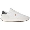 Polo Ralph Lauren Train 89 Suede Round Toe Thick Sole Embroidered Pony Low Top Lifestyle Casual Shoes Men sneaker White 100009794