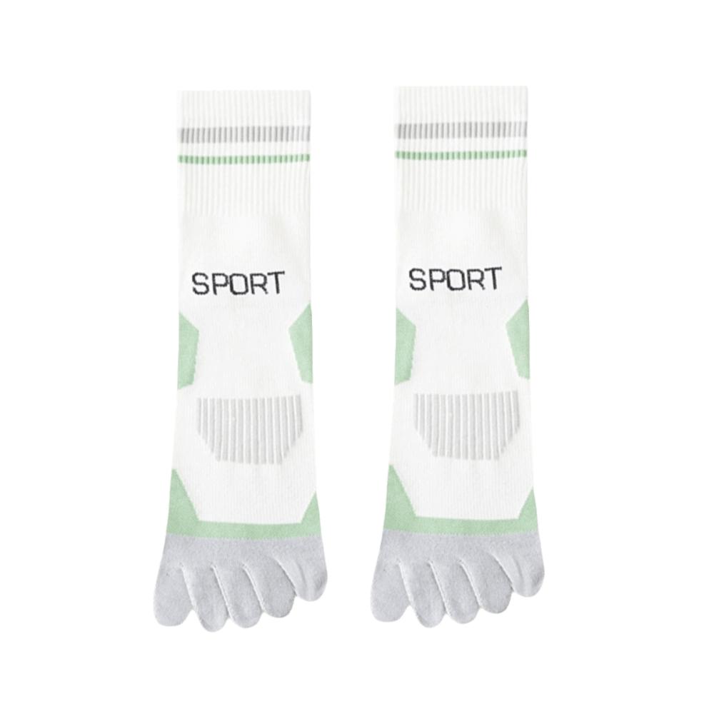 Sweat-Wicking Sport 5 Finger Socks Breathable Running Toe Socks Mid-calf Socks Basketball Socks 6