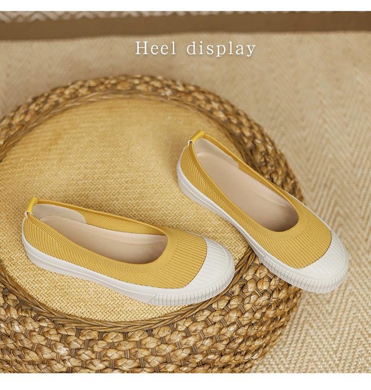 Fashion Princess Platform Shoes Women's Casual Sports Board Shoes Slip-onWomen Sneakers Round Head Shallow Mouth Loafers Flat Shoes