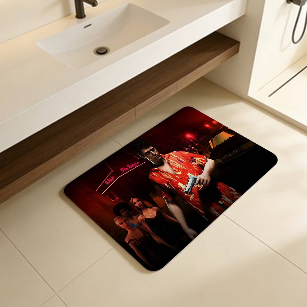 S-Scarface 1983 Film Kitchen Mat Cheaper Anti-slip Modern Living Room Balcony Printed Modern Home Decor