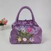 Zipper women's bag handmade ribbon embroidered bag mother shopping bag handbag bag wedding bag