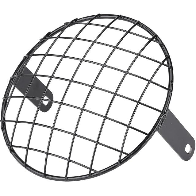 8  Headlight Grille Motorcycle 8 Inch Headlight Mesh Grill Cover Side Mount Universal Lamp Mask Protector for Cafe Racer Motorcycle Headlight чёрный
