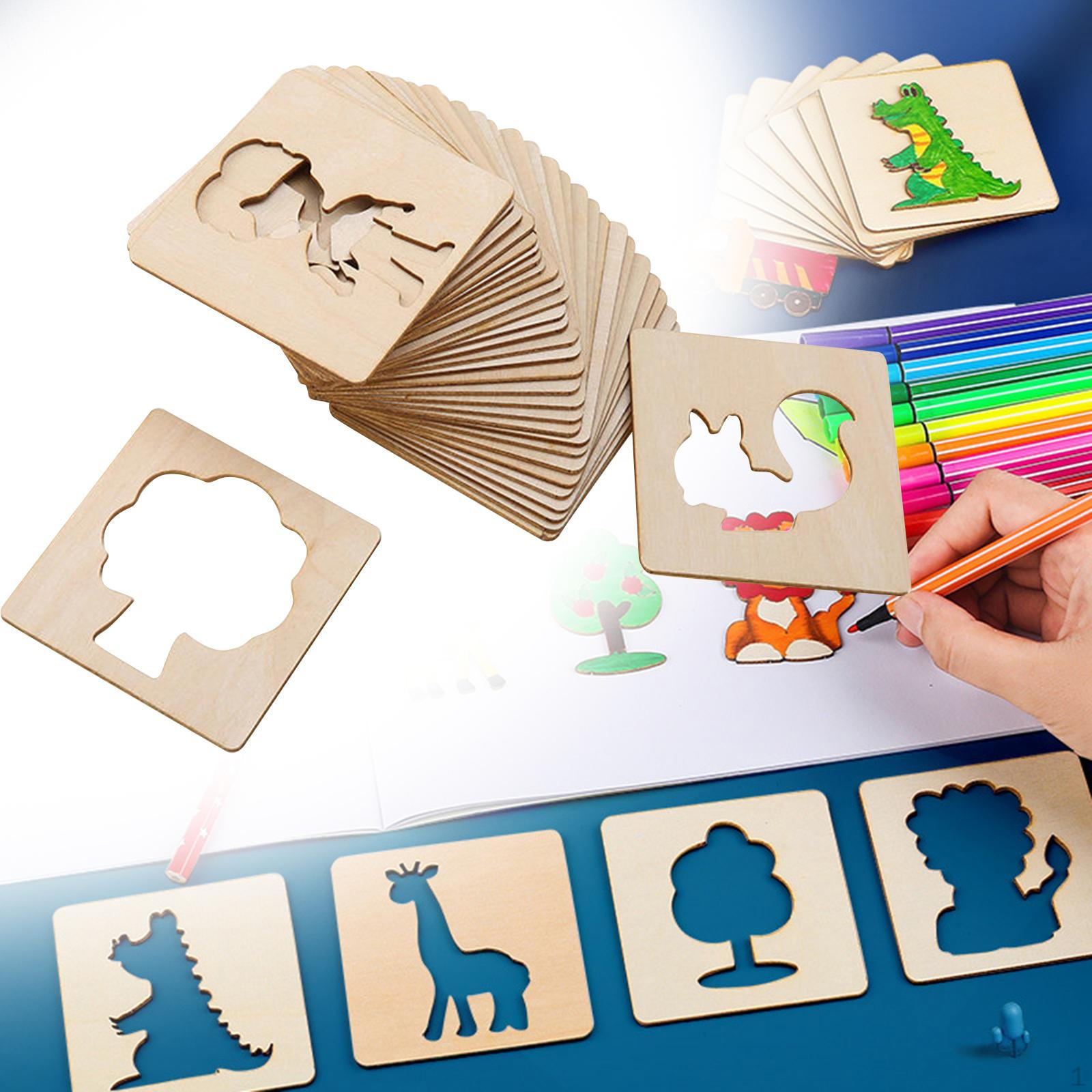 

Набор трафаретов для художественного самовыражения 48pcs