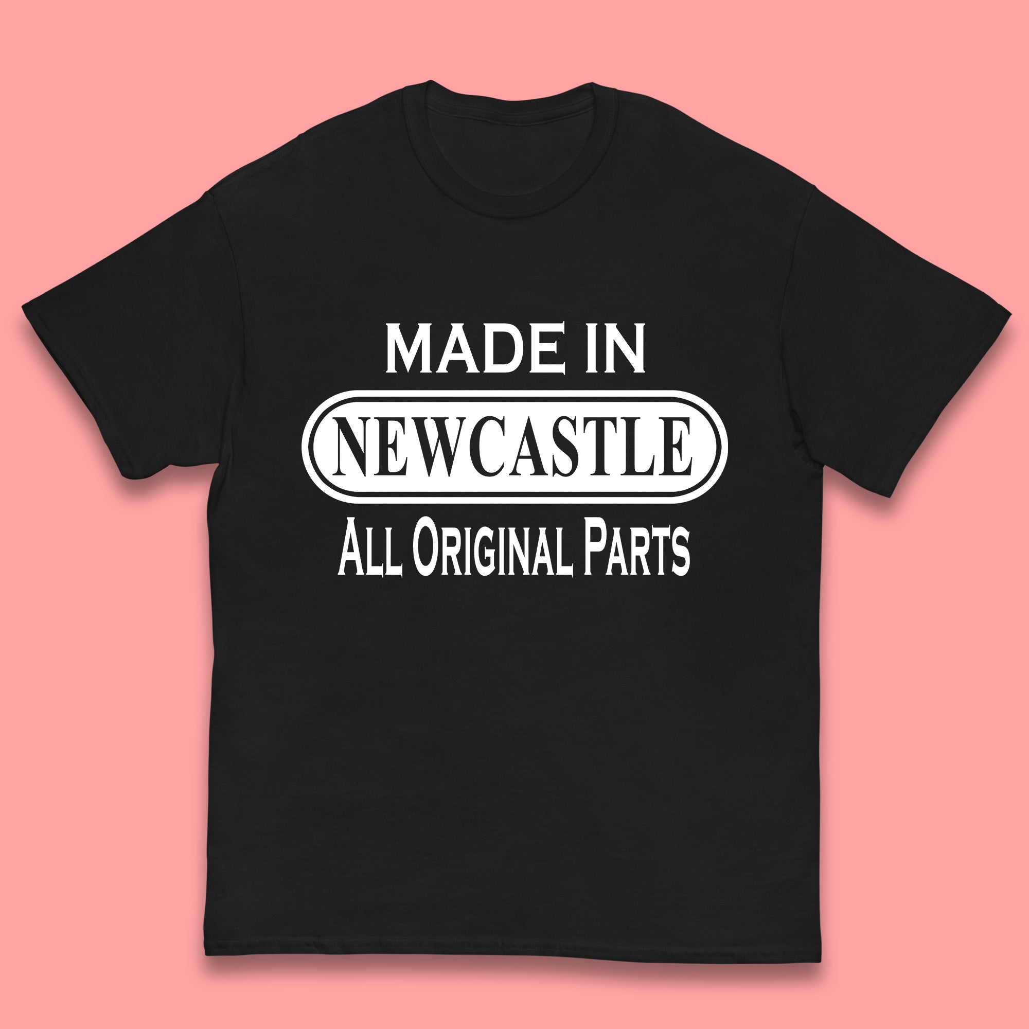 Made in Newcastle All Original Parts Kids T Shirt 120