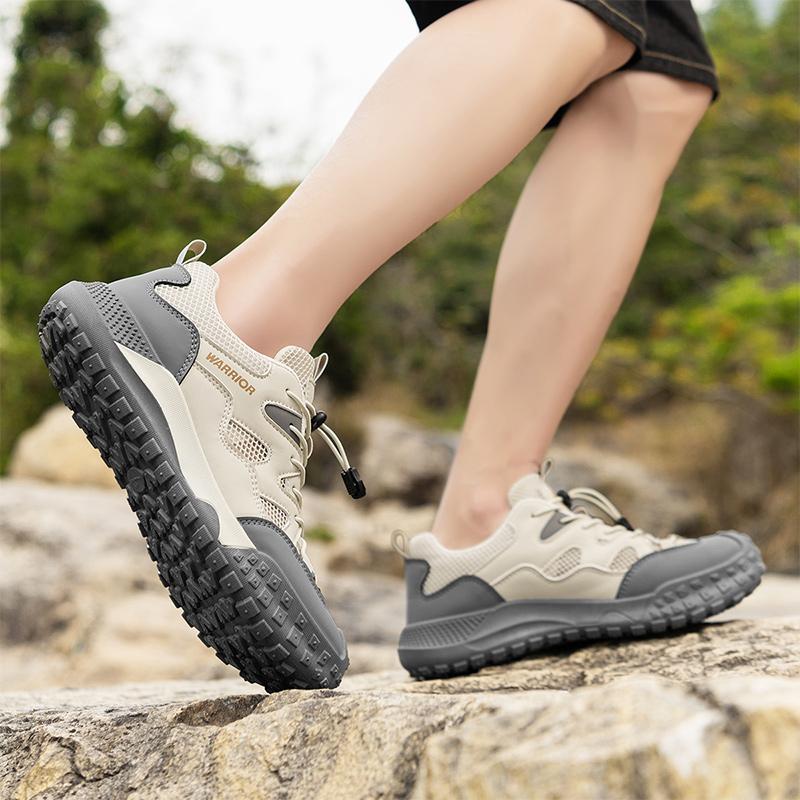 Warrior Classic Minimalist Fashion Trend Lightweight Casual High Wrap Durability Breathable Non-Slip Low-Top Hiking Shoes WXY(S)-5105N01