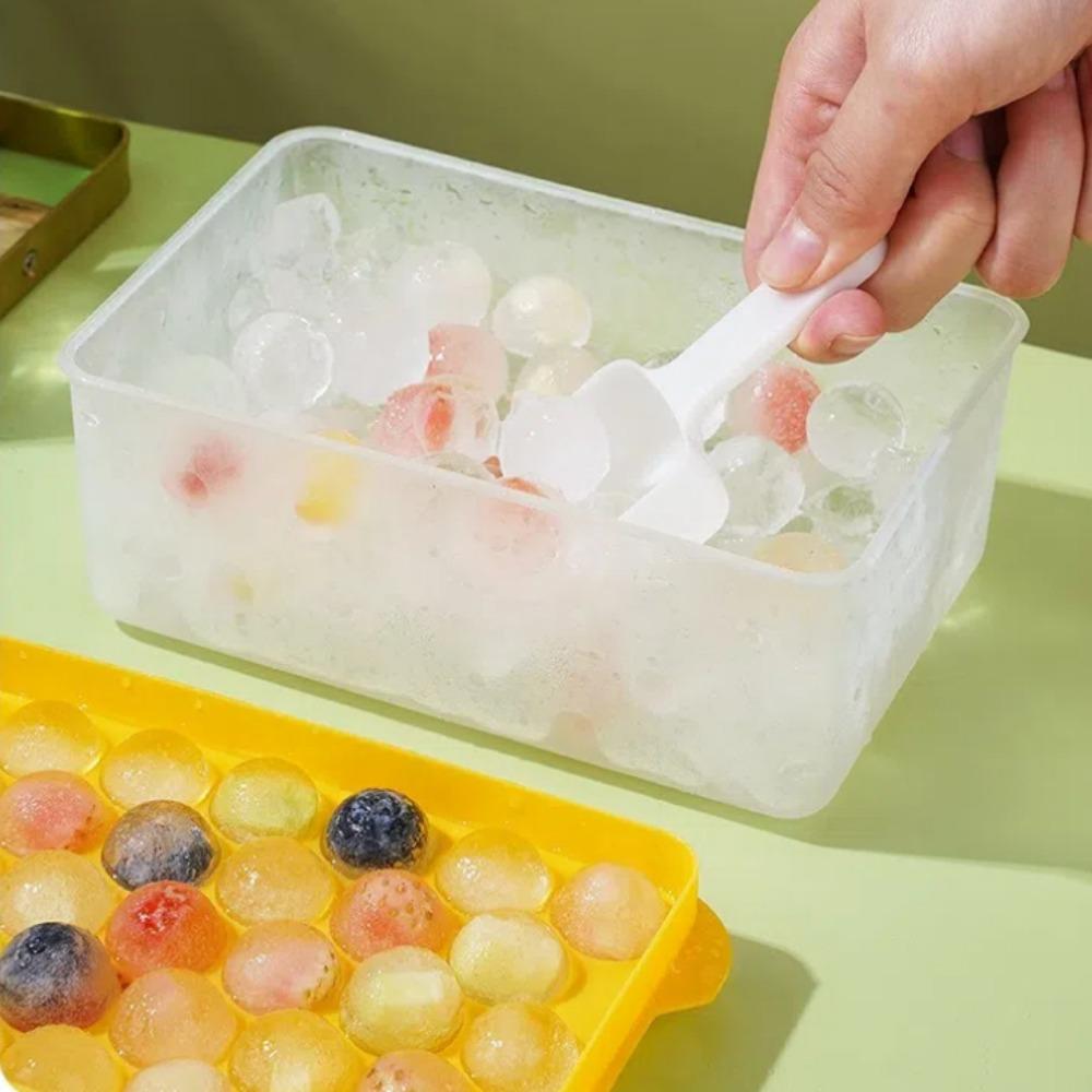 Round Ice Cube Tray Silicone Whiskey Sphere Mold Creative Ice Grid Mold  DIY Mould