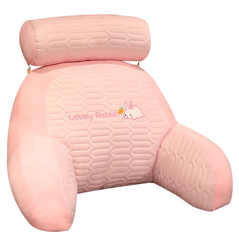 Großes Rückenlehnen-Lesekissen - Weiches Bettseiten- & Bürokissen zur Lendenwirbelstützung