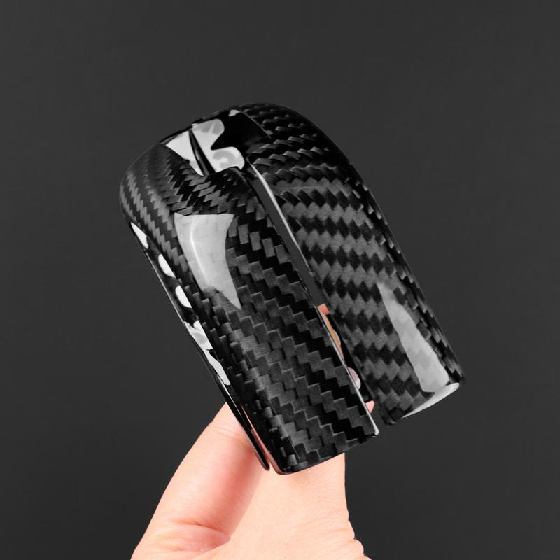 Hard Dry Carbon Fiber For Hyundai I30 N Elantra N Veloster N Kona N I20 N -2025 Tucson N Line   Car Gear Knob Trim