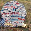 1PC Transportation Vehicles Umbrella-8-Rib Reinforced, Automatic Open, Lightweight & Durable, Cute Fashion Accessory for Outdoor-T398