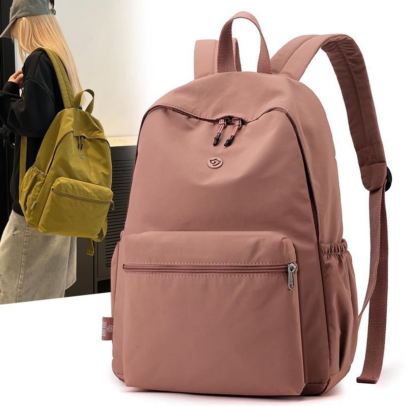 Anti-splashing nylon bag, new large-capacity student schoolbag, trendy outdoor travel bag, literary women's backpack.