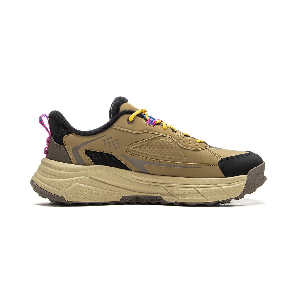 Li Ning Xingtu 2 LOW Cushioning Slip Resistant Abrasion Resistant Rebound Low Top Casual Shoes Unisex Umber AGLV171-3