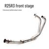 Stainless Steel Exhaust Front Pipe for YZF-R3/R25 Motorcycle Modification (Non-destructive Installation)