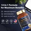 Magnesium 12-in-1 Komplex - Magnesiumglycinat, Citrat, Malat, L-Threonat