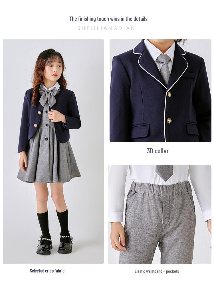 Gyermek Brit Stílusú Sportruházat Iskolai Egyenruha Óvodába és Általános Iskolába