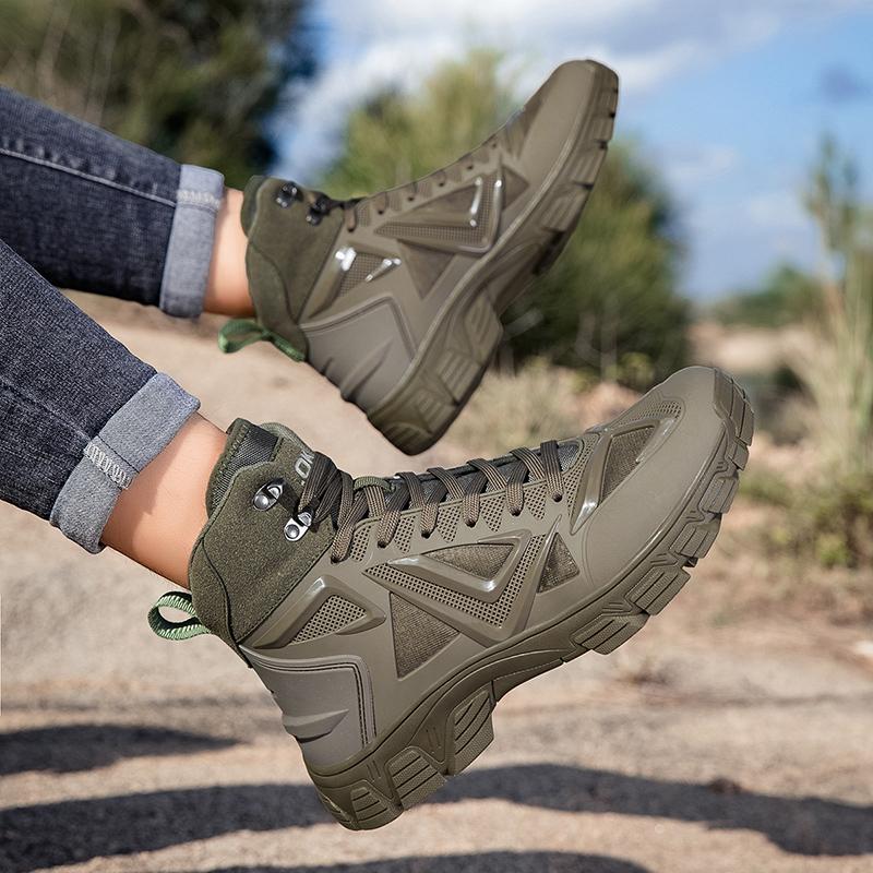 Botas Masculinas Outdoor Botas Desert Botas de Caminhada Sapatos de Tornozelo Para Homens Sapatos de Segurança para Trabalho