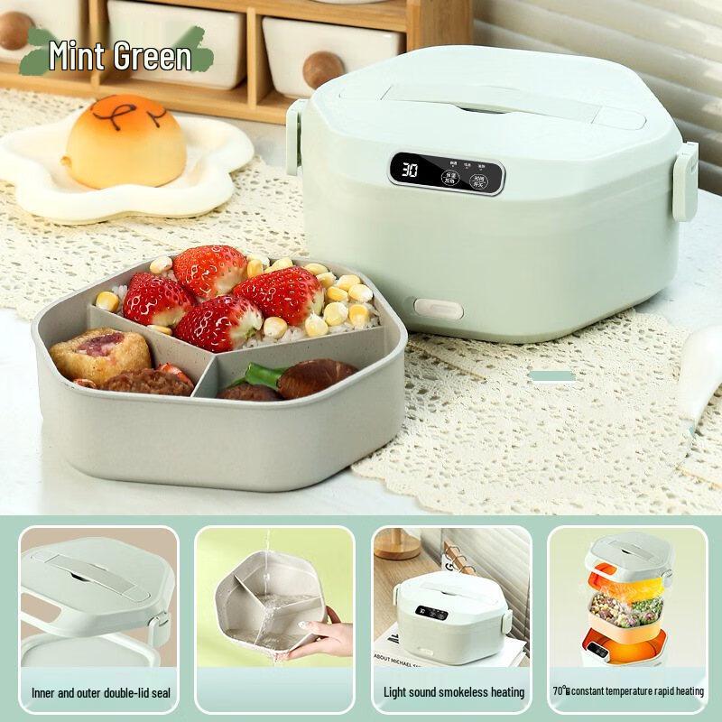 

ZISIZ Large Capacity Electric Heated Lunch Box