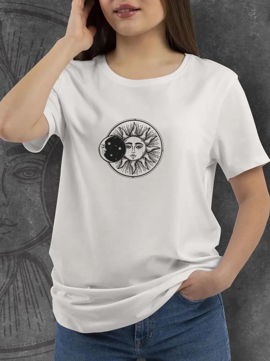 Футболка с Солнцем и Луной L