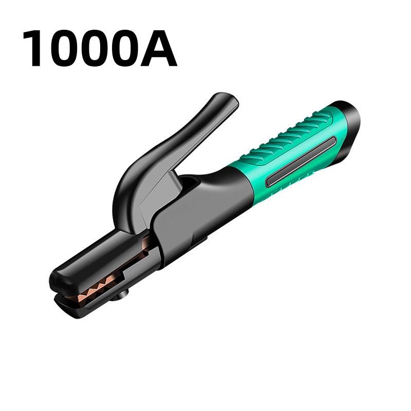 European Style Welding Electrode Clamp 600A 800A 1000A Heavy Duty Secure Grip for Field and Garage Work