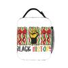 Black History Insulated Lunch Bags Portable  Meal Container Thermal Bag Lunch Box Tote School  Picnic Food Handbags