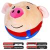 Musical Seaweed Bouncing Ball: Talking Pig, Rabbit, Dog Plush Toy for Kids