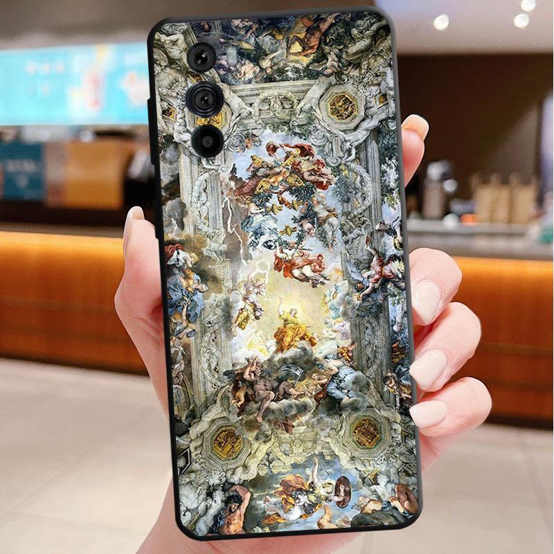 Renaissance art Painting Phone Case For Motorola Edge 60 50 40 Pro 60 50 40 30 Ultra Neo Fusion Moto G Play G Stylus G Carcasas