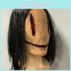Horror Female Crack Ghost And Zombie Latex Headgear For Halloween And Christmas