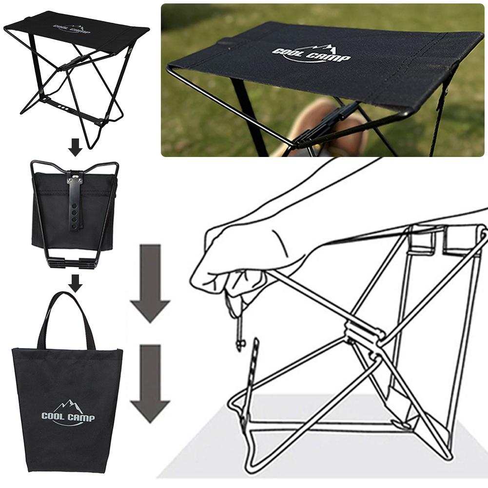 

Folding Stool Hold Up To 100KG Portable Outdoor Stool Fishing Chair for Subway Train Queuing Picnic Camping Fishing spain