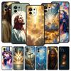 Etui Na Telefon Do Xiaomi Mi 15 14 14T 13T 12T Pro 12 13 11 Lite 5G 11T X6 X5 Pro Miękkie Pokrowiec TPU Wiara Chrześcijańskie Religijne Jezus