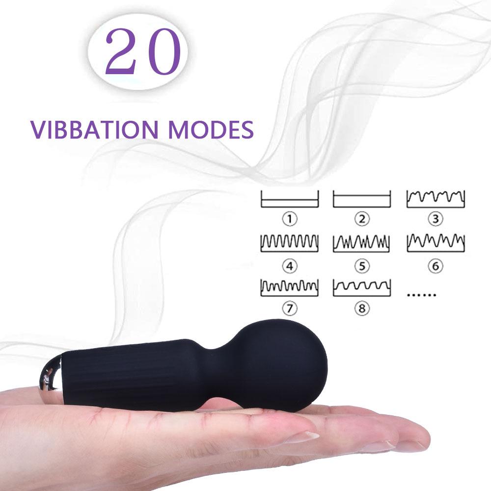 Mini AV Vibrator Leistungsstarke Fee Weibliche Persönliche Ganzkörper Massage Zauberstab Massager Elektrische