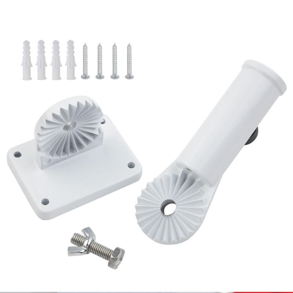 Portable Adhesive Flag Bracket Wall Mount Holder Adjustable Aluminum Alloy Wall Mounting Flag Holder Angle Flag Base