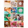 4 Pcs Peony Flower Petals Cookie Cutter Mold Reusable DIY Cake Baking Tools