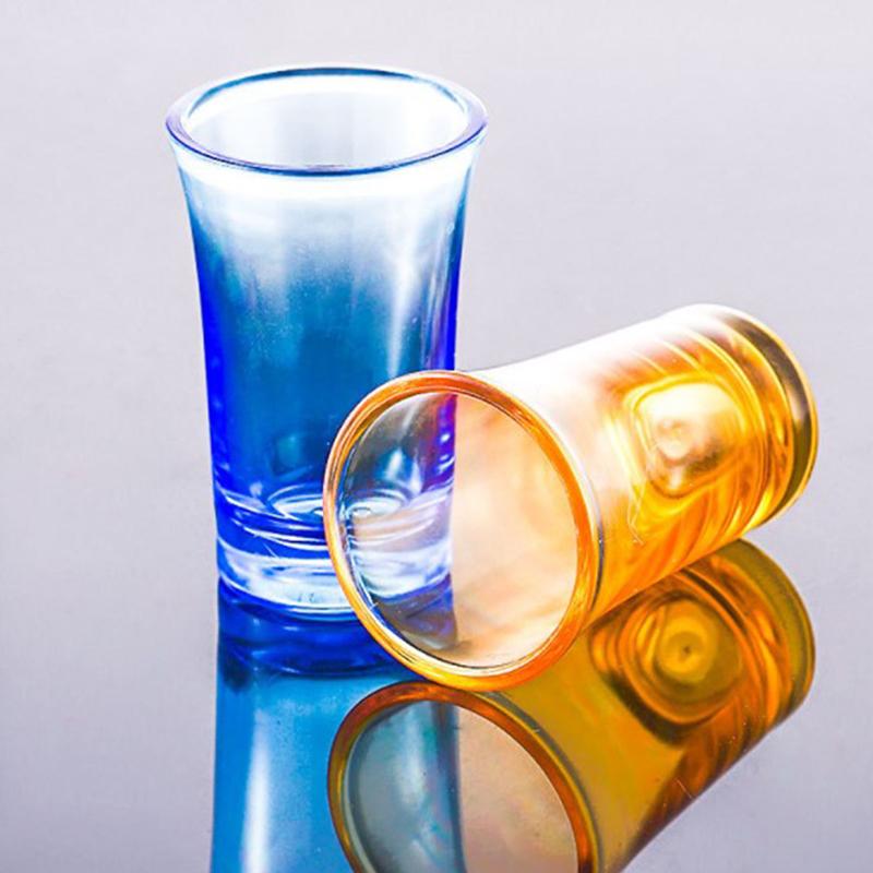 4 Stück 0,5 Unzen Hochleistungs-Schnapsgläser Maschinengefertigtes bleifreies Glas Schnapsglas