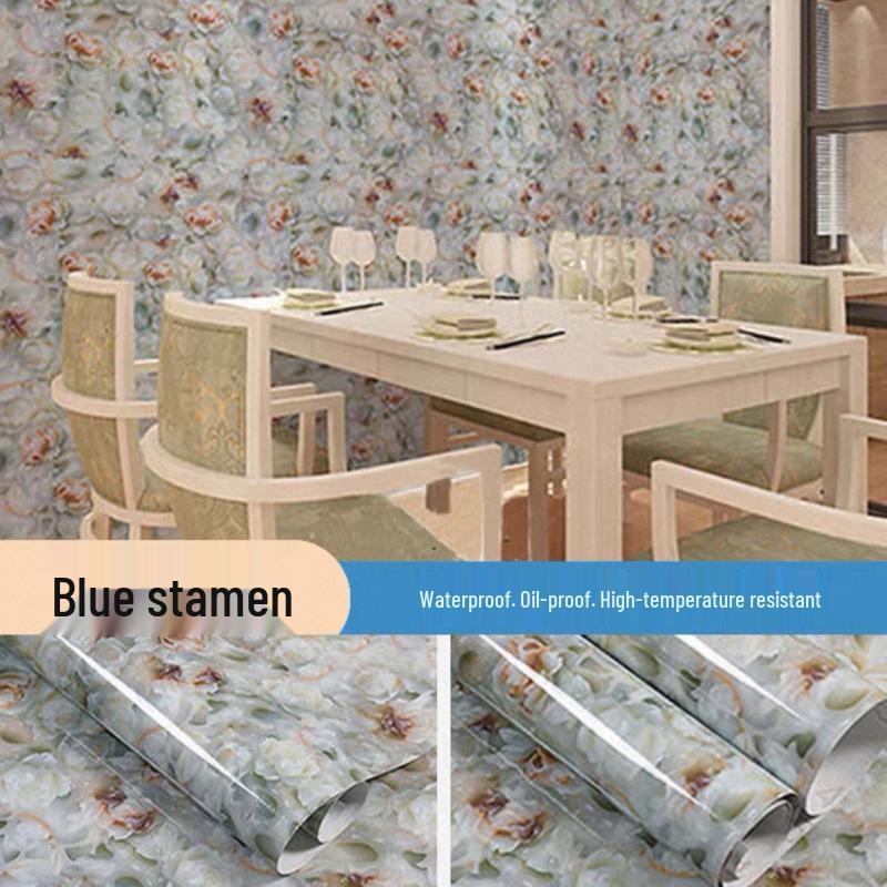 Oil-Proof Waterproof Self-Adhesive Protective Film for Kitchen Countertops and Cabinets.
