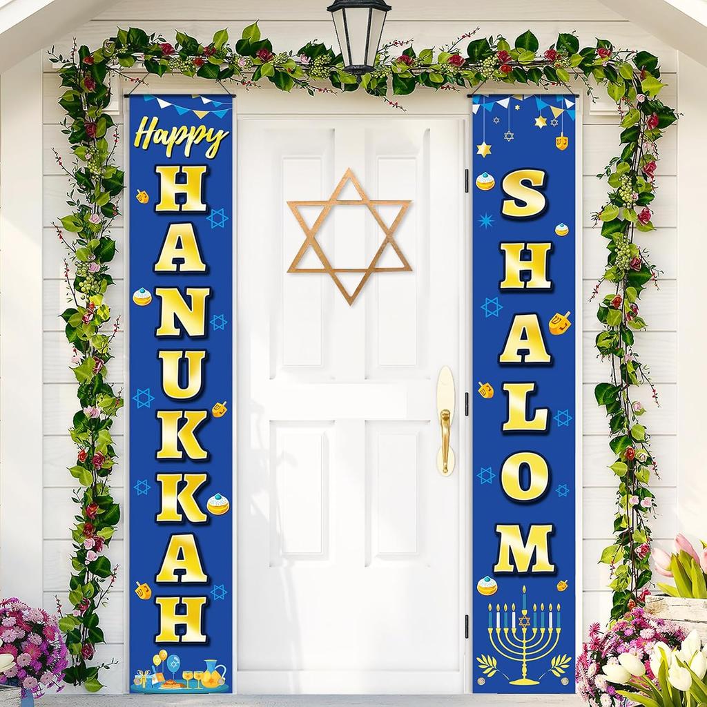 Happy New Year Door Banner Porch Signs Welcome Banner for Home Holiday Winter 2025 New Year Eve Party Supplies Backdrop Hanging Decor Yard Sign for