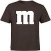 Letter M Halloween Costumes T-Shirt _ Funny Cool Graphic Tee Idea _ for Men