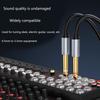 Aux Guitar Cable 6.5mm Jack To 3.5mm Audio Cable Splitter Stereo Sound Cord for Laptop, Mixer, Speaker