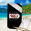 Fc Crest Design Printed Beach Towel, Super Soft Microfiber, Perfect Gift Birthday, for Pool, Beach, Travel, for Family and Friends