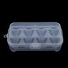 8 Fächer Eierbox Hülle Stoßfeste Eierhalter Küche Behälter Hülle Transparenter Organizer Für Outdoor Camping Picknick