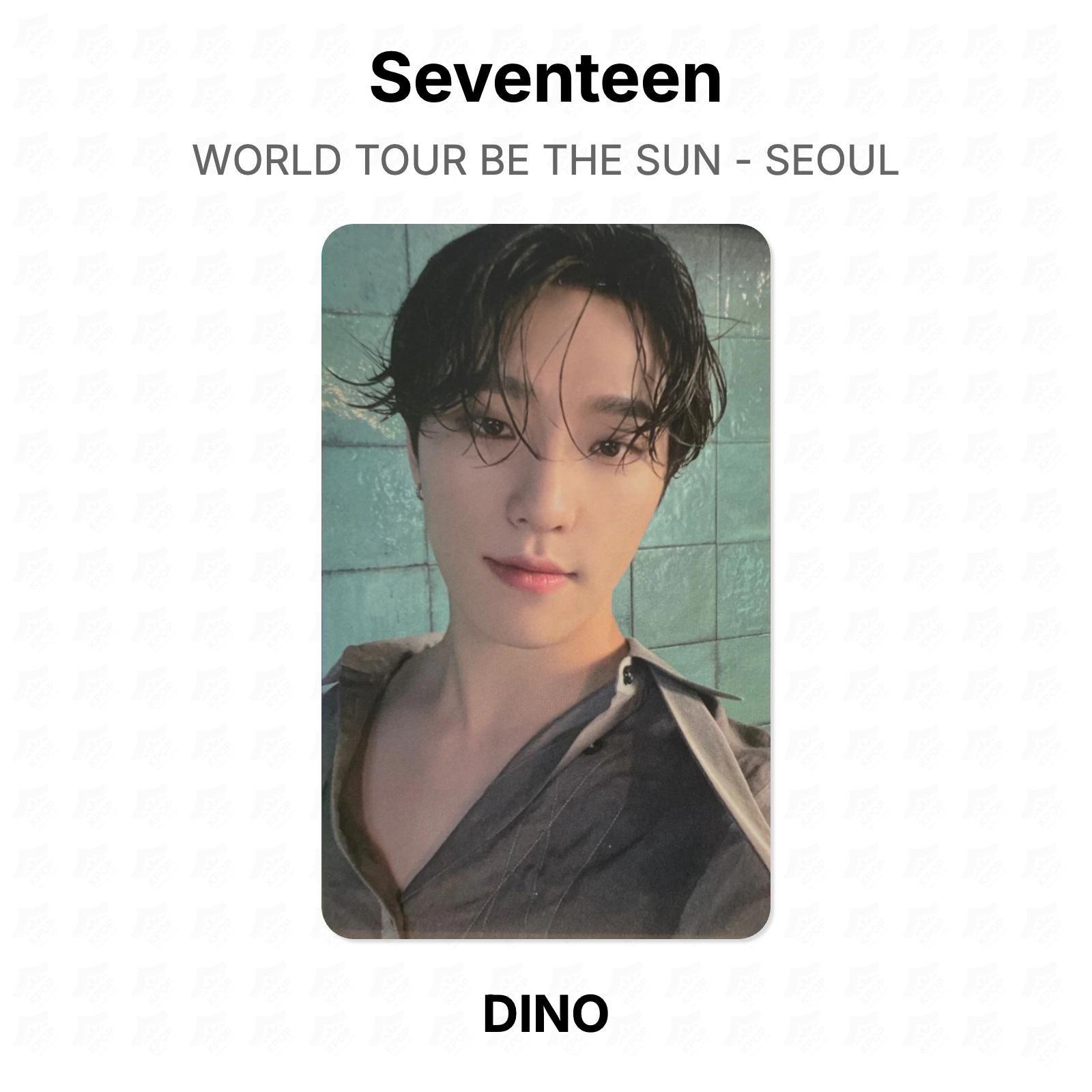 Seventeen WORLD TOUR BE THE SUN - SEOUL Official Photocard DINO