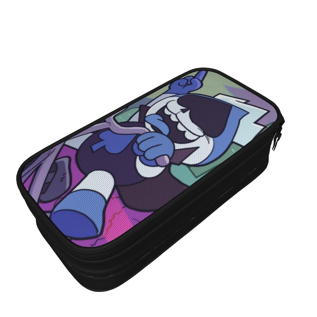 Creative  Lancer Face  Pencil Case  Pencil Box Pen for Student Big Capacity Bag Office Gift Stationery