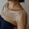 Temperament Bridal Shoulder Chain Wedding Crystal Tassel Back Chain Model Catwalk Suit Princess Accessories Body Chain