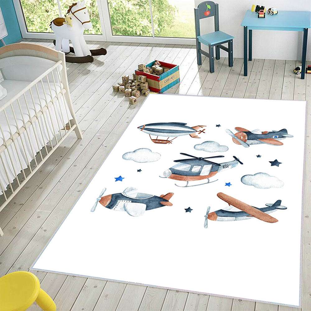 

Mosimoso Home RJ011 Нескользящий детский ковер с принтом 80x150 cm