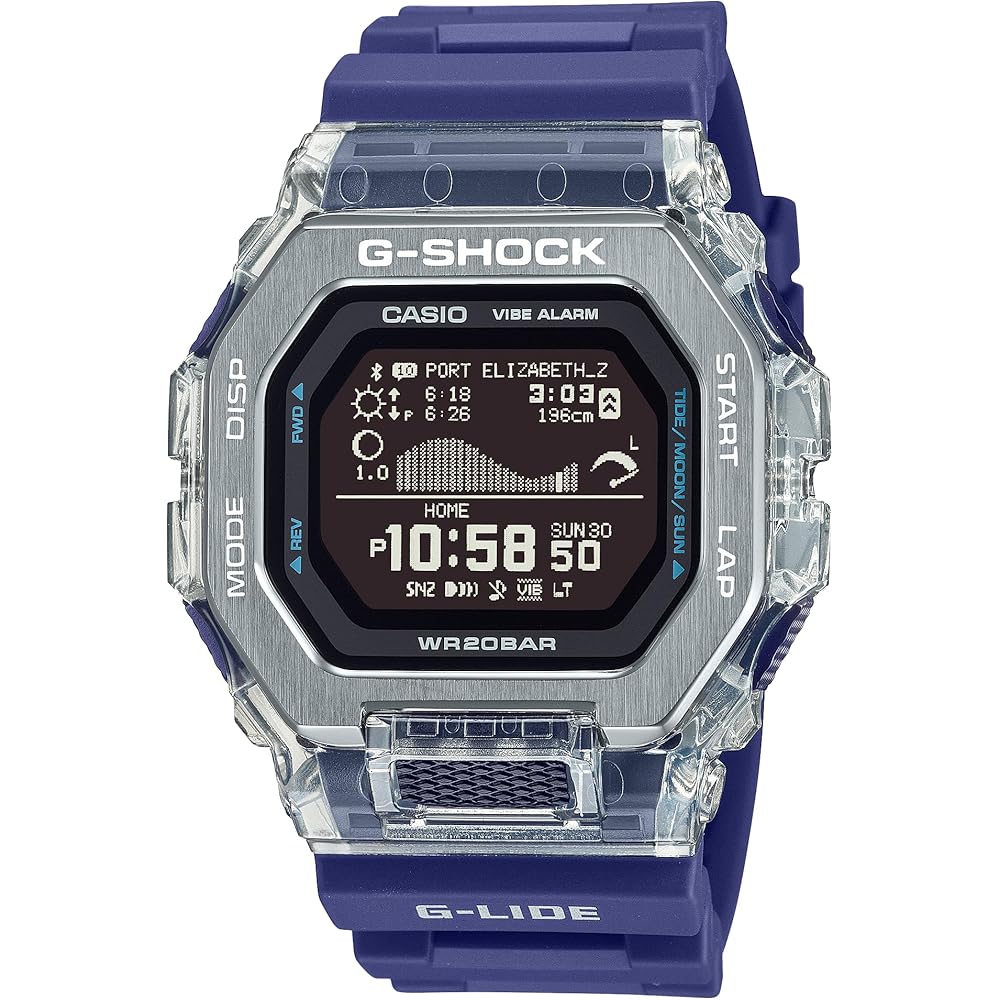 

Casio G-Shock G-Lide Bluetooth Men s Watch Blue Eco-Friendly Materials GBX-100S-2JF
