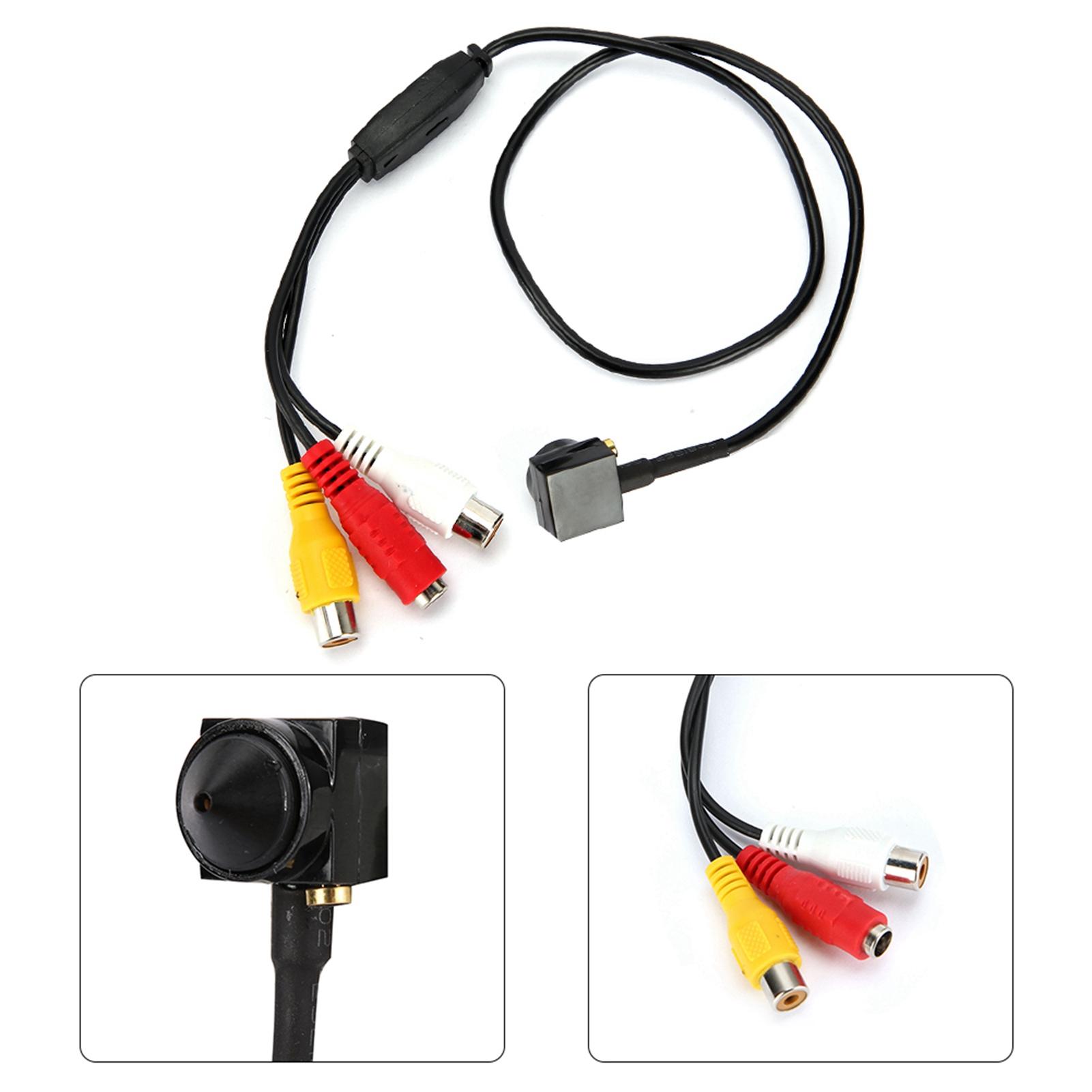 

1200TCV,1500TCV,600TCV,700TCV Wired CCTV Micro Tiny Audio and Video Surveillance HD Camera білий