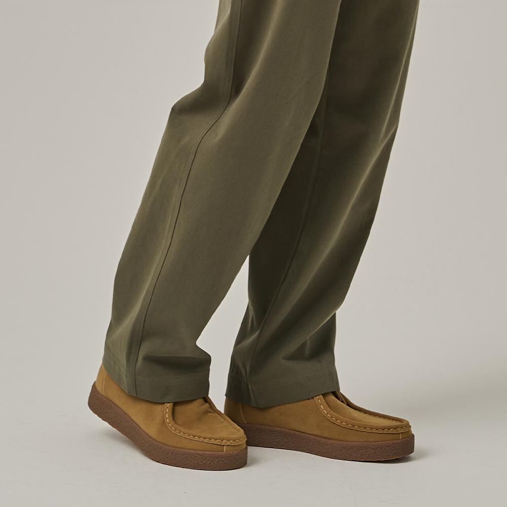 [Analogmood] Suede Wallabee Moccasin [AN242101-Black]