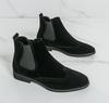 Men's Frosted Leather Martin & Chelsea Boots - High-Top, Plus Size, Autumn/Winter 2025 Fashion