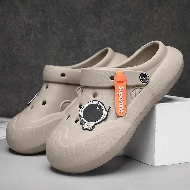 

36-45 летние роскошные парные сандалии One Word Outdoor Beach Sandals Shoes для мальчиков в домашних тапочках для мужчин Бесплатная доставка 44-45 хаки