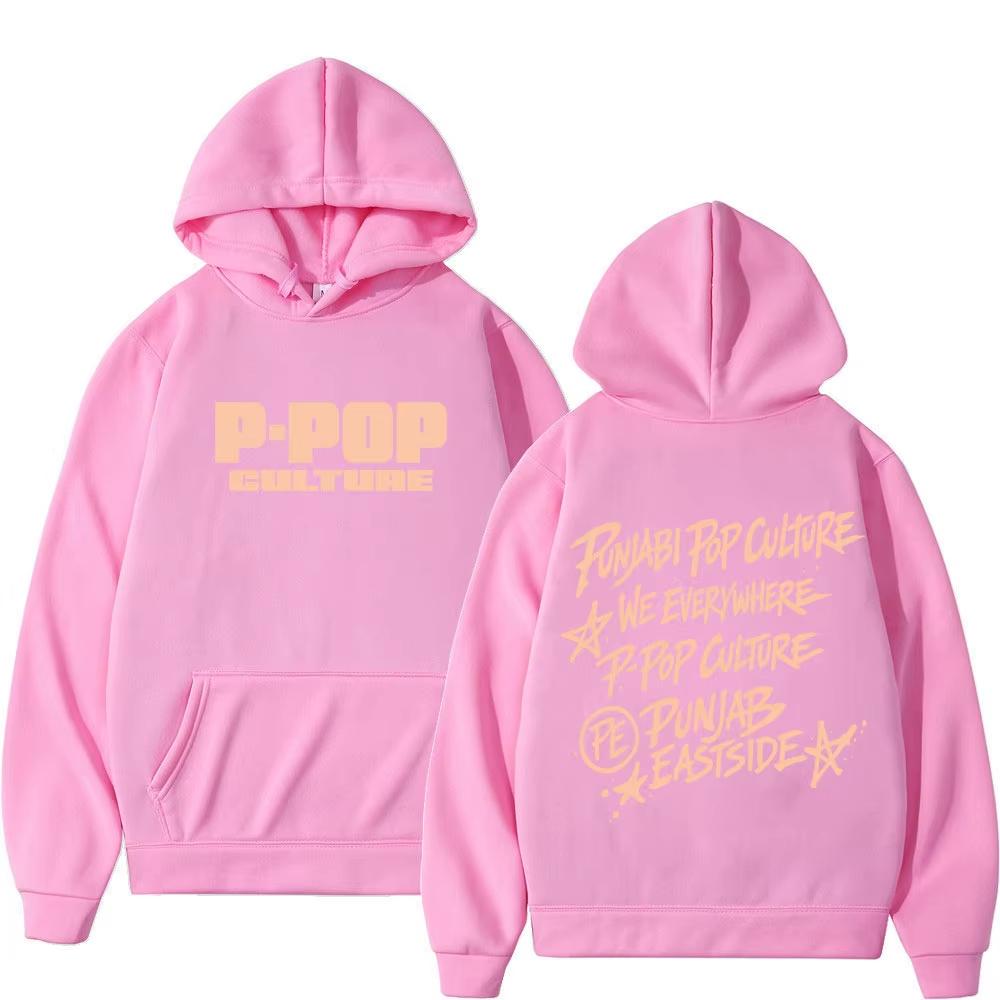 2026 New Rapper Karan Aujla P-POP Tour Hoodie Men Women Hip Hop Casual Streetwear Fashion Sweatshirt Loose Cozy and Versatile